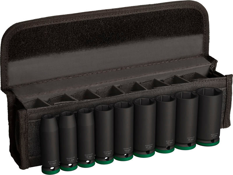 PRO Impact Steckschlüsselsatz Set, 1/2", tief, 9?tlg.