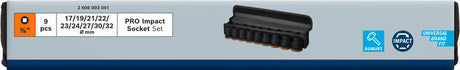 PRO Impact Steckschlüsselsatz Set, 3/4", Standard, 9?tlg.