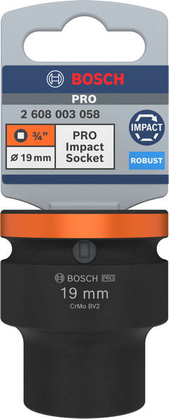 PRO Impact Steckschlüsselsatz, 3/4", 19 mm, Standard