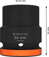 PRO Impact Steckschlüsselsatz, 3/4", 24 mm, Standard