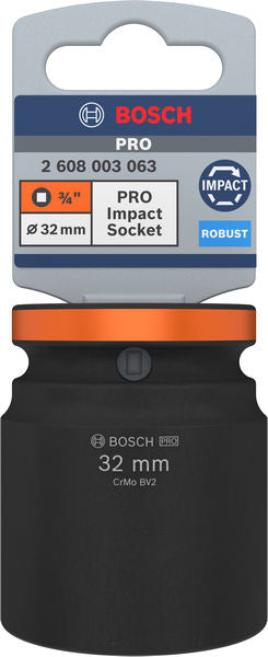 PRO Impact Steckschlüsselsatz, 3/4", 32 mm, Standard