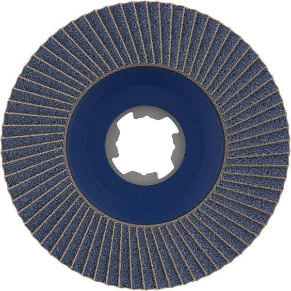 PRO X571 X-Lock Fächerschleifscheibe, 115 mm, G40, gewinkelt, Plastik
