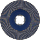 PRO X571 X-Lock Fächerschleifscheibe, 115 mm, G60, gewinkelt, Plastik