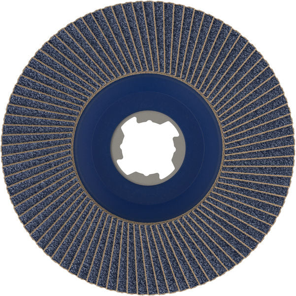 PRO X571 X-Lock Fächerschleifscheibe, 125 mm, G40, gewinkelt, Plastik