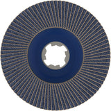 PRO X571 X-Lock Fächerschleifscheibe, 125 mm, G40, gewinkelt, Plastik