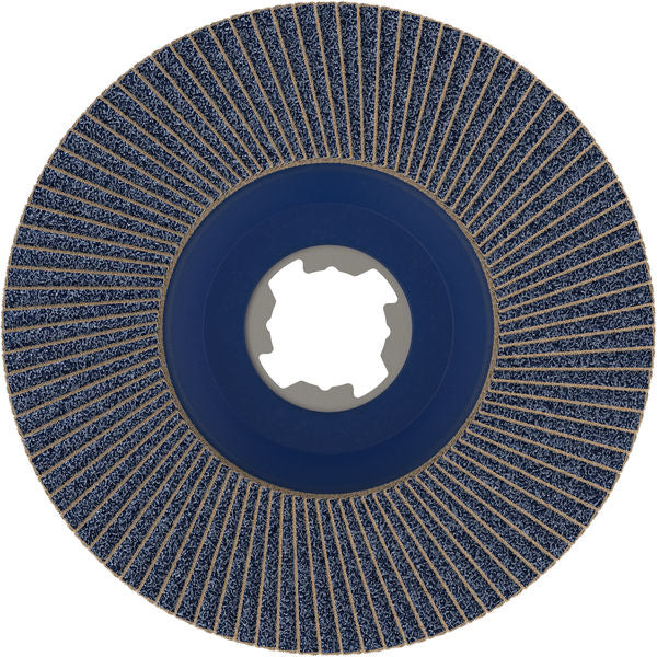 PRO X571 X-Lock Fächerschleifscheibe, 125 mm, G60, gewinkelt, Plastik
