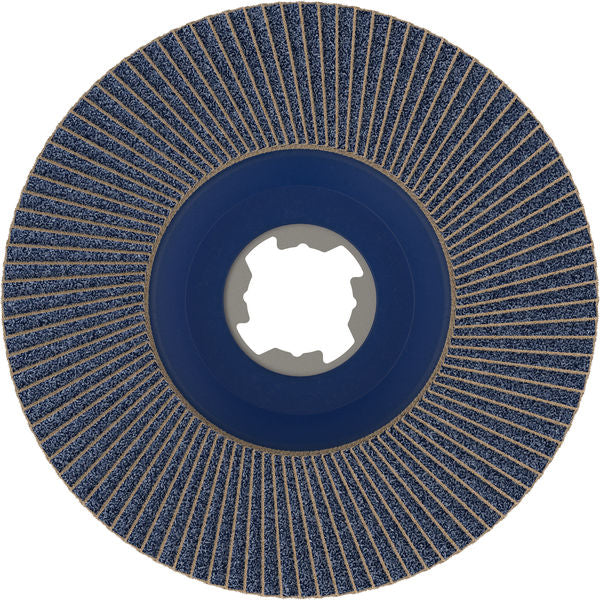 PRO X571 X-Lock Fächerschleifscheibe, 125 mm, G80, gewinkelt, Plastik