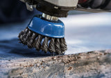 PRO Metal heavy Topfbürste, 75 x 0,5 mm, Gewinde