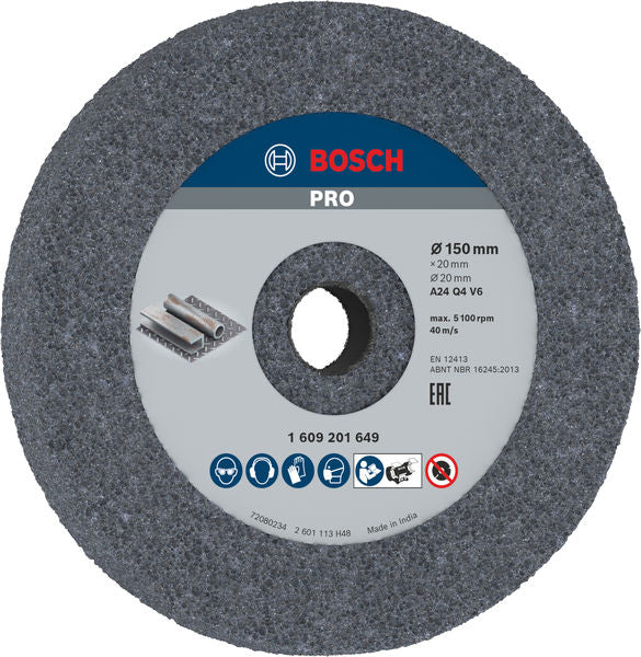 PRO Metal Schleifscheibe, 150 x 20 x 20 mm, G24