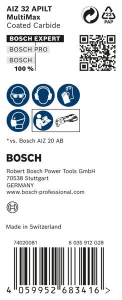 EXPERT MultiMax AIZ 32 APILT Blatt für Multifunktionswerkzeuge, 10?tlg.