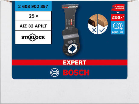 EXPERT MultiMax AIZ 32 APILT Blatt für Multifunktionswerkzeuge, 25?tlg.