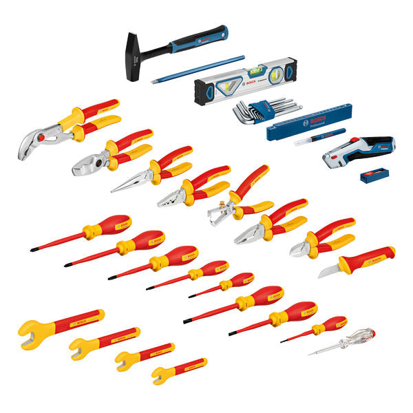Combo Kit Elektrikerkoffer 37-tlg.