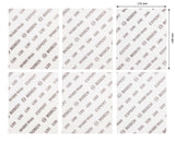 EXPERT W480 Web 1/4 Handschleifblatt-Set, 115x140 mm, G120/G180/G24/G320, 6-tlg.