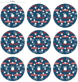 EXPERT O780 Foil Schleiffolien-Set, 125 mm, G80/G120/G180, 9-tlg.