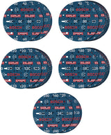 EXPERT O780 Foil Schleiffolien-Set, 150 mm, G60/G80/G120/G180/G240, 55-tlg.