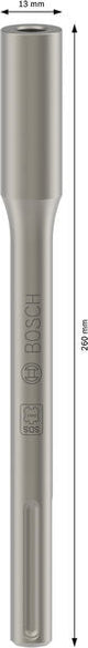 PRO SDS max Einschlaghilfe für Stahlstangen, 13 x 260 mm