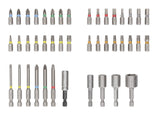 Extra Hard Schrauberbit-Set, Auststeller, 43?tlg.