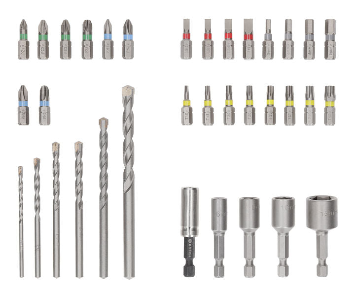 Extra Hard Schrauberbit? und CYL-3 Bohrer-Set, Aufsteller, 35?tlg.
