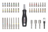 Extra Hard Schrauberbit-Set, Auststeller, 44+1?tlg.