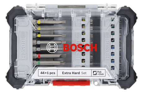 Extra Hard Schrauberbit-Set, Auststeller, 44+1?tlg.