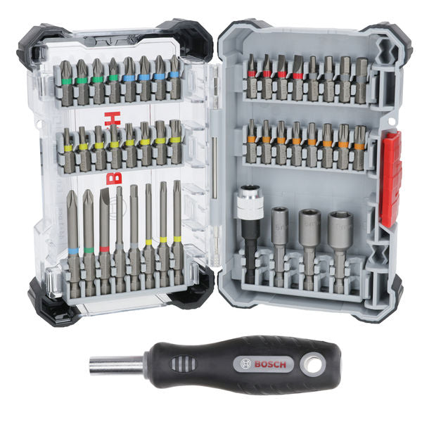 Extra Hard Schrauberbit-Set, Auststeller, 44+1?tlg.
