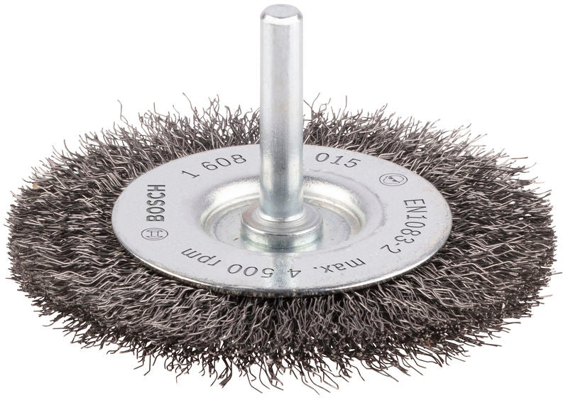 PRO Metal clean Scheibenbürste, gerader Schaft, 75 x 0,2 mm