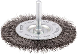 PRO Metal clean Scheibenbürste, gerader Schaft, 75 x 0,2 mm
