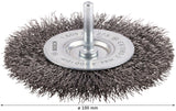 PRO Metal clean Scheibenbürste, zylindrischer Schaft, 100 x 0,3 mm