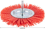 PRO Multi Material clean Scheibenbürste, gerader Schaft, 100 x 1 mm