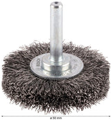 PRO Metal clean Scheibenbürste, gerader Schaft, 50 x 0,2 mm
