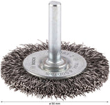 PRO Metal clean Scheibenbürste, gerader Schaft, 50 x 0,3 mm