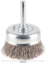 PRO Stainless Steel clean Topfbürste, gerader Schaft, 50 x 0,3 mm