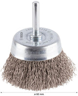 PRO Stainless Steel clean Topfbürste, gerader Schaft, 60 x 0,3 mm