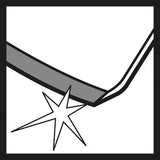 HCS Schaber ATZ 52 SC, biegesteif, 52 x 26 mm, 1er-Pack