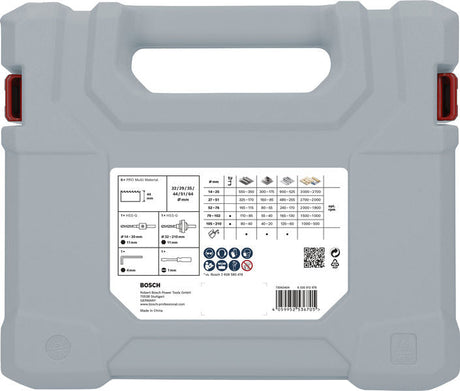 PRO Multi Material Lochsägen-Set, 22-64mm, 12-tlg.