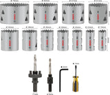 PRO Multi Material Lochsägen-Set, 19-76mm, 17-tlg.