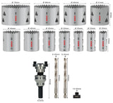 PRO Multi Material Lochsäge Q-Lock Halter-Set, 15-tlg.