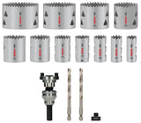 PRO Multi Material Lochsäge Q-Lock Halter-Set, 15-tlg.