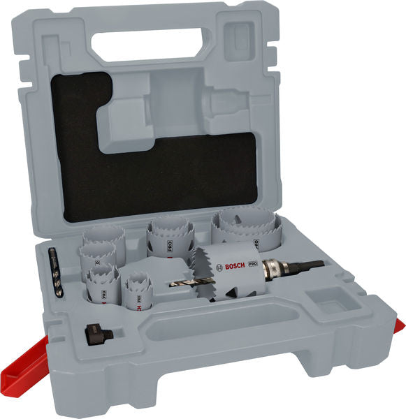 PRO Multi Material Lochsäge Q-Lock Halter-Set, 15-tlg.