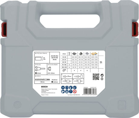 PRO Multi Material Lochsäge Q-Lock Halter-Set, 10-tlg.