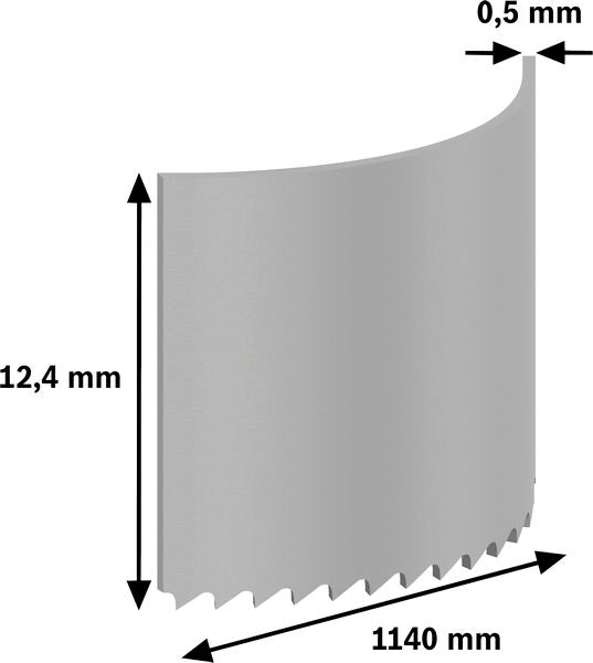 PRO CB4424 Bandsägeblatt, 1140 mm, 2-tlg.