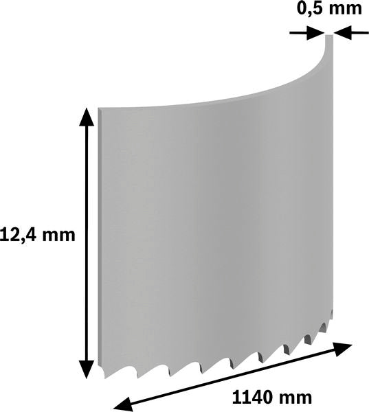 PRO CB4418 Bandsägeblatt, 1140 mm, 2-tlg.