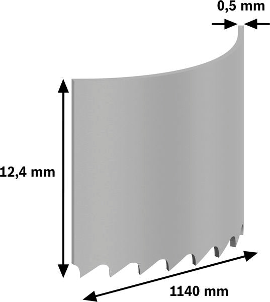 PRO CB4414 Bandsägeblatt, 1140 mm, 2-tlg.