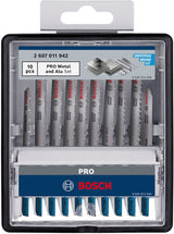 PRO Metal and Alu Stichsägeblatt Set, 92 mm, 10-tlg.