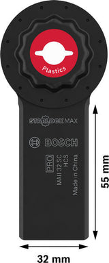 PRO MAII 32 SC Blatt für Multifunktionswerkzeuge, 32 x 55 mm