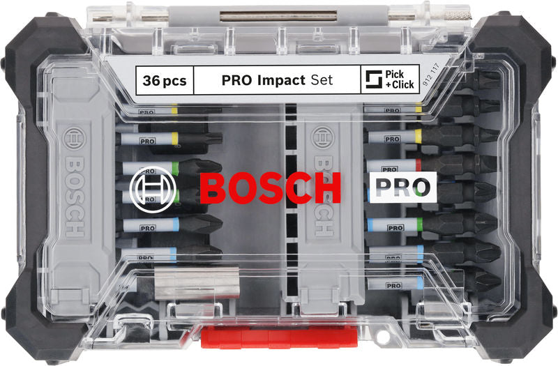 PRO Impact Schrauberbit Set, 36-tlg.