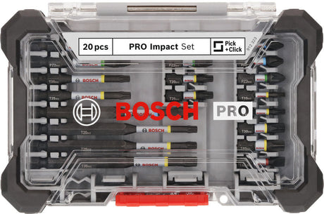 PRO Impact Schrauberbit Set, 20-tlg.