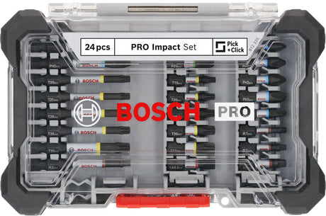 PRO Impact Schrauberbit Set, 24-tlg.