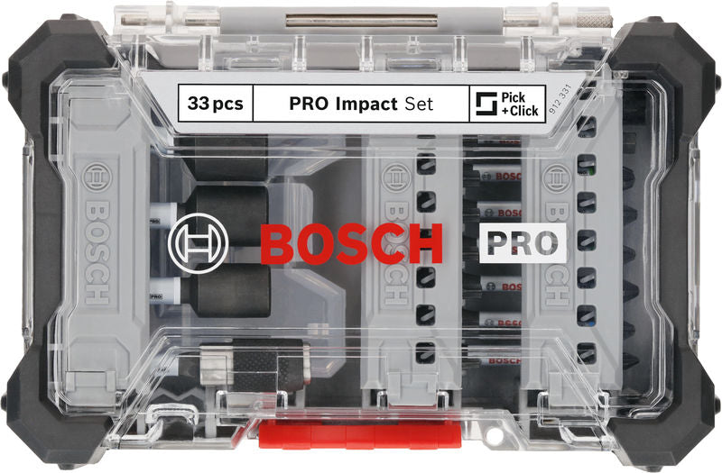 PRO Impact Schrauberbit Set, 33-tlg.