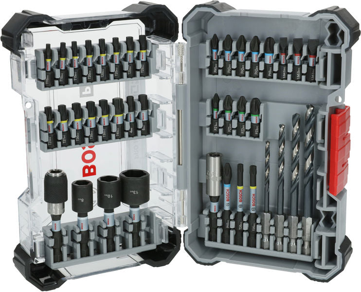 PRO Impact Schrauberbits und Metallbohrer Set, 40-tlg.
